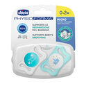 Chupete Physio Micrò Silicona Azul 0-2 Meses Chupete Physio Micrò Silicona Azul 0-2 Meses